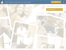 Tablet Screenshot of lifecarecenterofhaltom.com